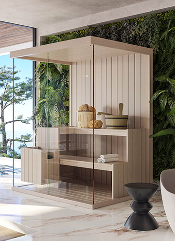 Omniabath azienda Azzurra per rappresentanza arredo bagno, wellness e design in Piemonte e Valle D'Aosta