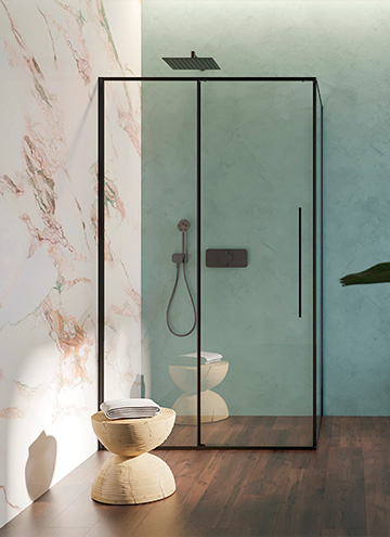 Omniabath azienda Azzurra per rappresentanza arredo bagno, wellness e design in Piemonte e Valle D'Aosta